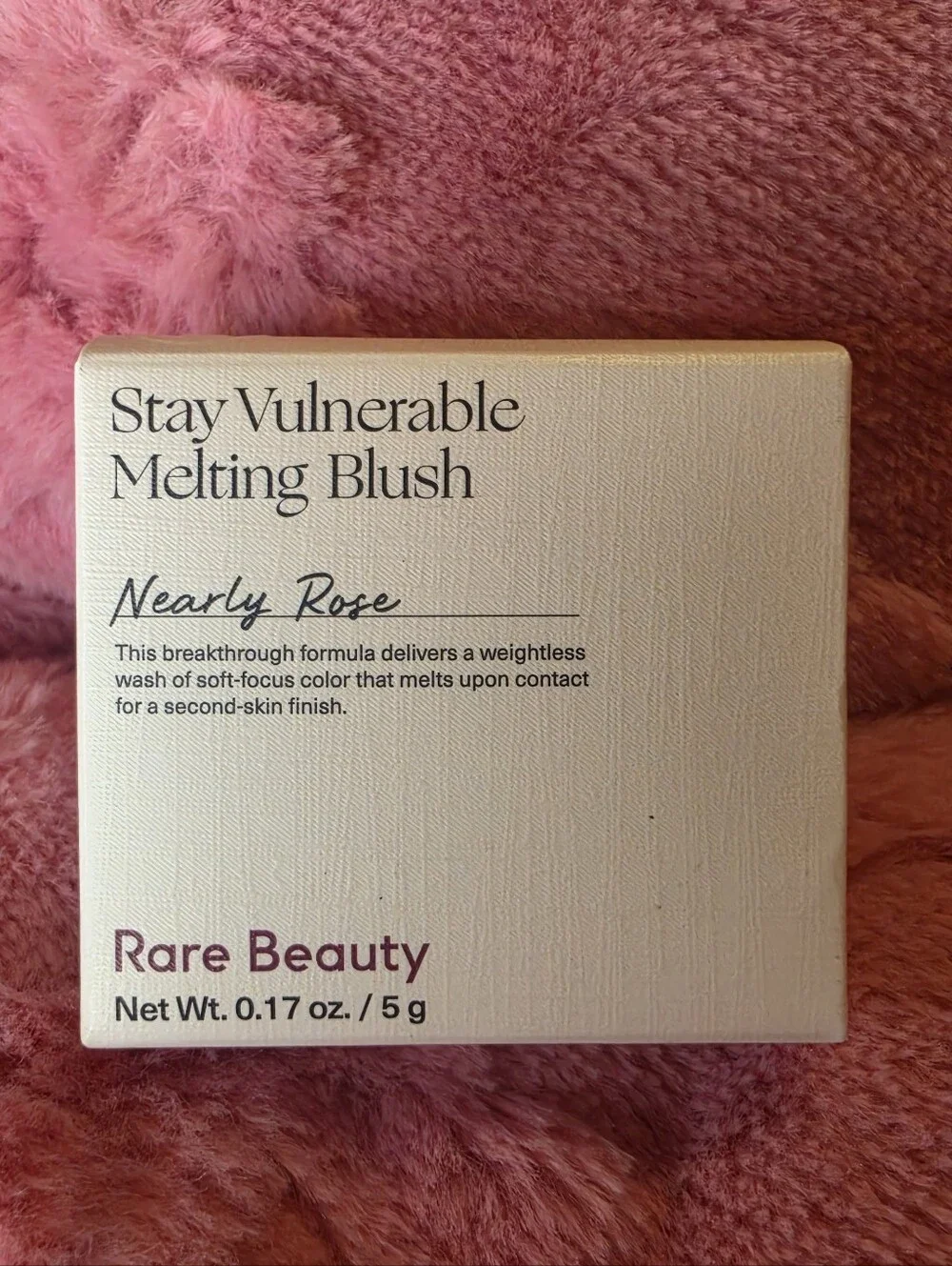 Rare Beauty Melting Blush In NEARLY ROSE